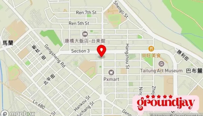 Quan Guo Dian Zi Tai Dong Dian 地圖 - Taitung County, Taitung City