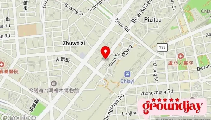 Quan Guo Dian Zi Digital City Bo Ai Dian 地圖 - Chiayi City, West District