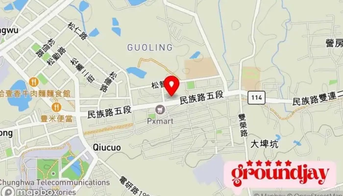 Quan Neng Shu Wei 地圖 - Taoyuan City, Zhongli District