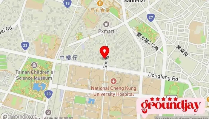 Quan Tian Hou Guan Li Gu Wen You Xian Gong Si 地圖 - Tainan City, North District