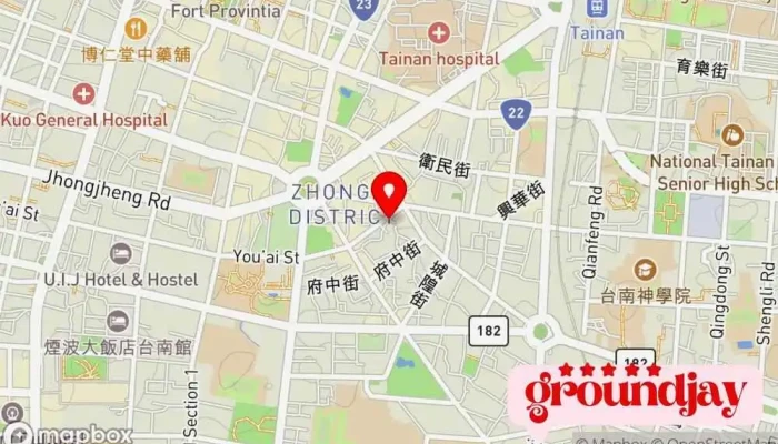 Quan Tong Gu Dong Hui Ji Nian Pin Ling Qu Chu 地圖 - Tainan City, West Central District