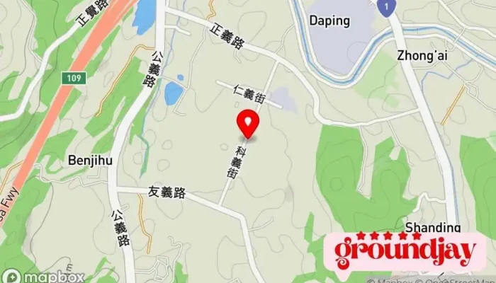 地图 群佳科技制造股份有限公司 电子制造商 在 Miaoli County, Zhunan Township