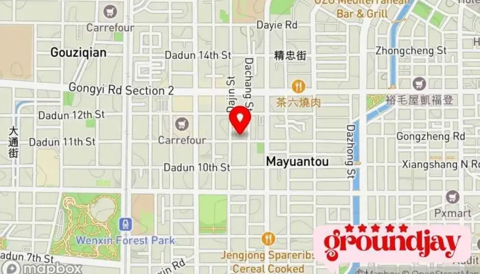 地图 日懋科技有限公司 企业对企业服务 在 Taichung City, Nantun District