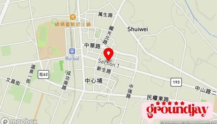 地图 瑞穗乡农会超市 超市 在 Hualien County, Ruisui Township
