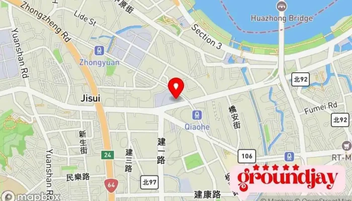 Rui Xin Dian Zi Gu Fen You Xian Gong Si 地圖 - New Taipei City, Zhonghe District