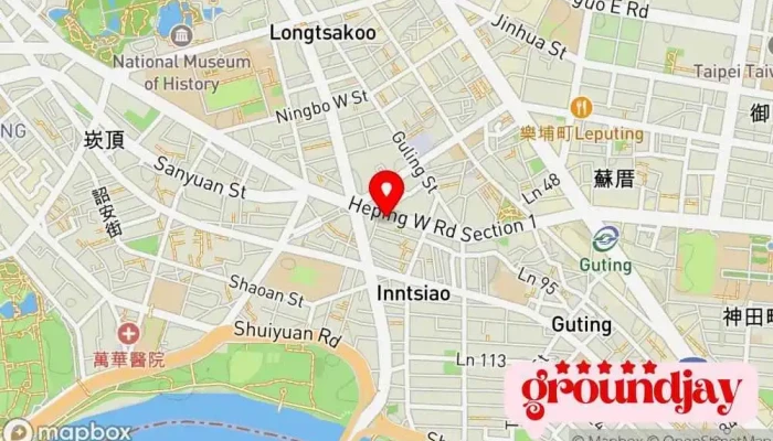 Se Ji Kai Fa Fu Zhuang You Xian Gong Si 地圖 - Taipei City, Zhongzheng District