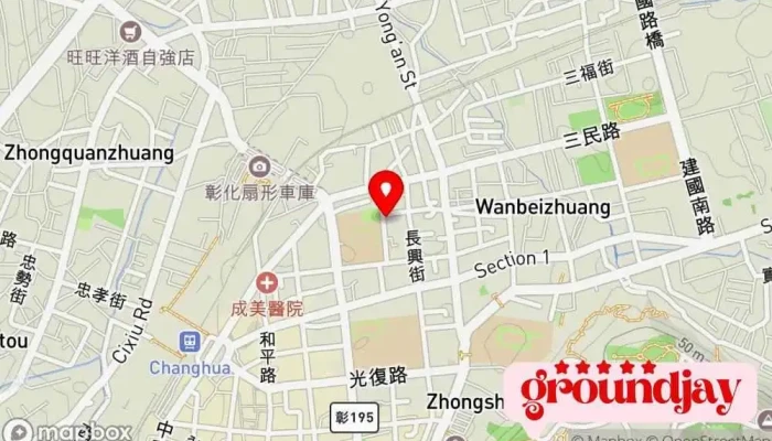 She Tuan Fa Ren Zhang Hua Xian Dian Zi Shang Wu Xie Hui 地圖 - Changhua County, Changhua City