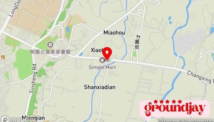 Sheng Rui Dian Zi Gu Fen You Xian Gong Si 地圖 - Taoyuan City, Bade District