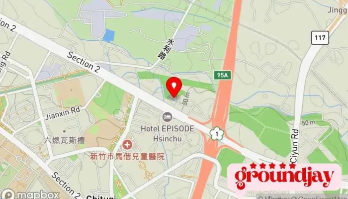 Shuang Zi Xing Yun Duan Yun Suan Gu Fen You Xian Gong Si 地圖 - Hsinchu City, East District