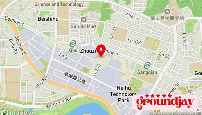 Shun Li Zhi Hui Gu Fen You Xian Gong Si 地圖 - Taipei City, Neihu District