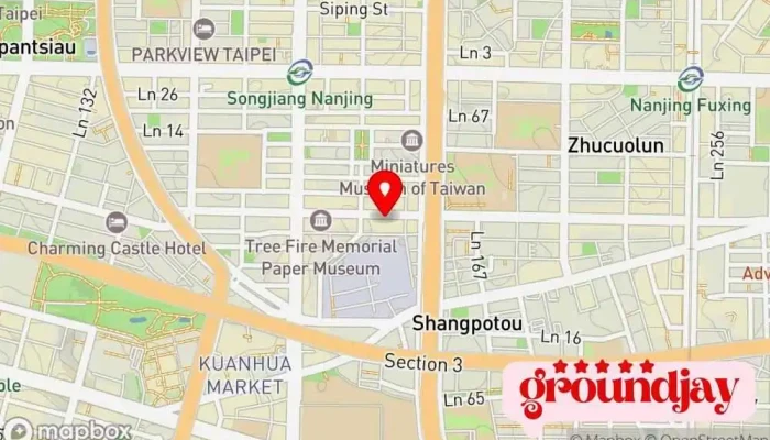Si Yan Ke Ji Gu Fen You Xian Gong Si Social CrmHui Yuan Xing Xiao Tai Bei Mei Rong Yu Yue Xi Tong 地圖 - Taipei City, Zhongshan District