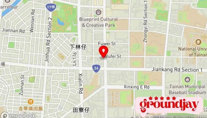 Ta Ji De Jia  Tai Nan Dian 地圖 - Tainan City, South District