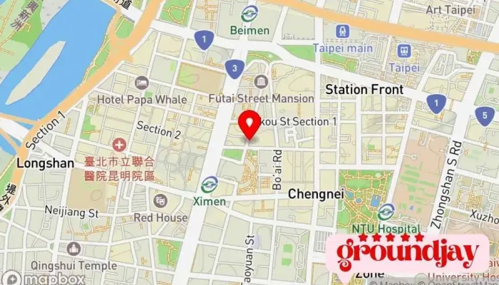 Tai Huo Kai Fa Gu Fen You Xian Gong Si 地圖 - Taipei City, Zhongzheng District