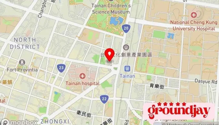 Tai Nan Qu Zhan Guo Ce Wang Lu Xing Xiao Gong Si 地圖 - Tainan City, North District