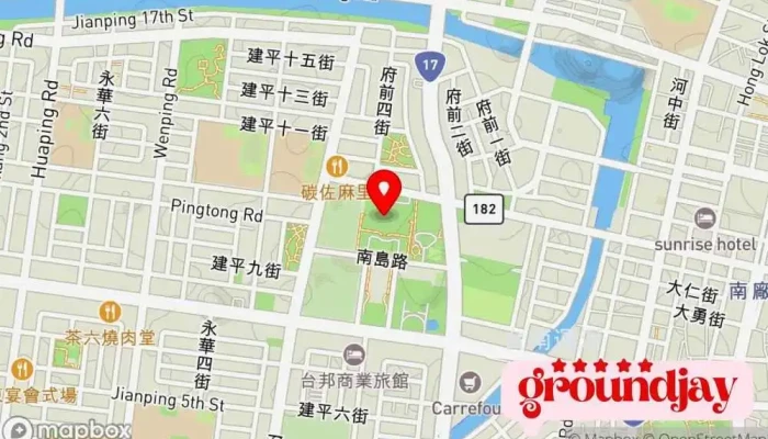Tai Nan Shi Zheng Fu Yong Hua Shi Zheng Zhong Xin 地圖 - Tainan City, Anping District
