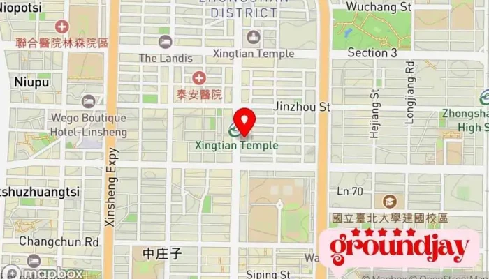 Tai Wan Ai Ke Fa Ji Hua Gu Fen You Xian Gong Si 地圖 - Taipei City, Zhongshan District