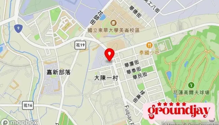 地图 台湾电力公司花莲区营业处 电力公司 在 Hualien County, Hualien City