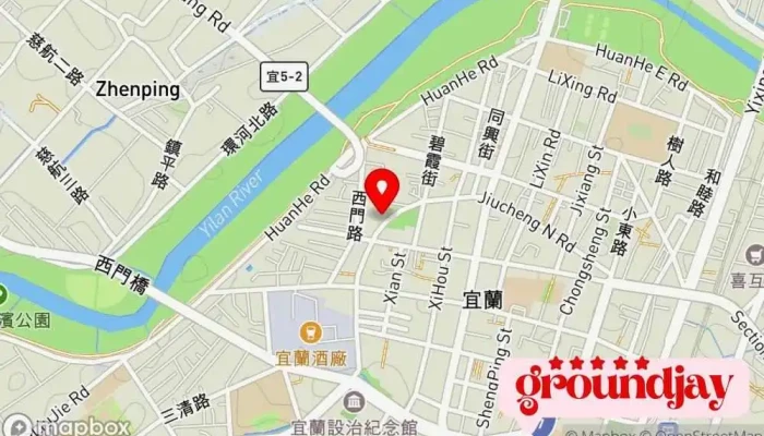 Tai Wan Dian Li Gong Si Yi Lan Qu Ying Ye Chu 地圖 - Yilan County, Yilan City