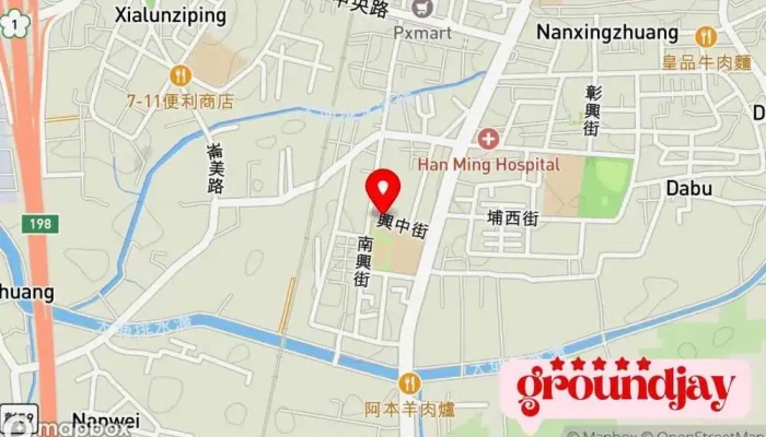 Tai Wan Dian Li Gong Si Zhang Hua Pei Dian Diao Du Zhong Xin 地圖 - Changhua County, Changhua City