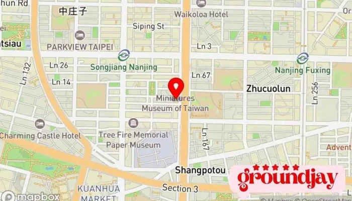 Tai Wan Hua Ren De Zhou Bu Ke Jing Ji Xie Hui 地圖 - Taipei City, Zhongshan District