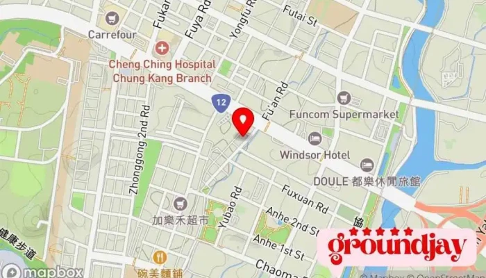 地图 台湾科以比股份有限公司 机械配件制造商 在 台灣 Xitun District