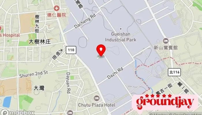 地图 台湾软电 制造商 在 Taoyuan City, Taoyuan District