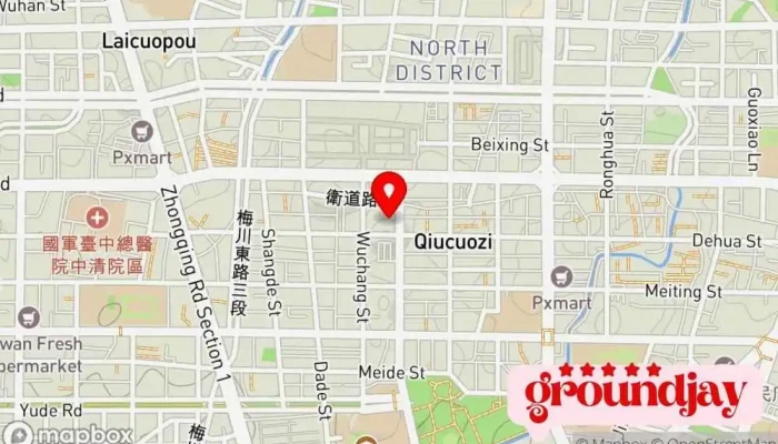 Tai Wan Yun Duan Yun Suan Gu Fen You Xian Gong Si 地圖 - Taichung City, North District