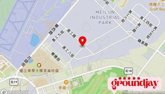 地图 台湾宅配通 花莲营业所 快递服务 在 Hualien County, Hualien City