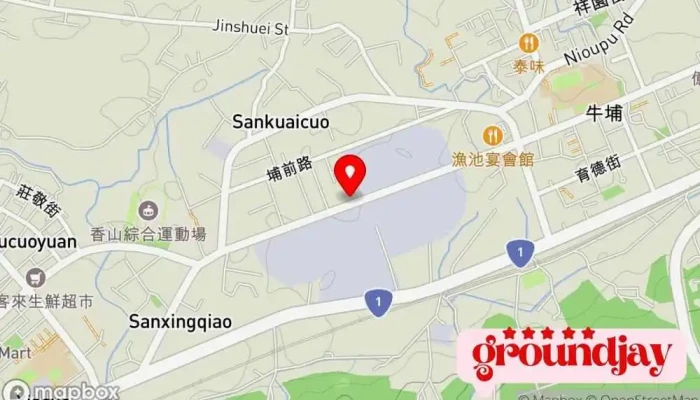 Tai Yong Dian Zi Gu Fen You Xian Gong Si 地圖 - Hsinchu City, Xiangshan District