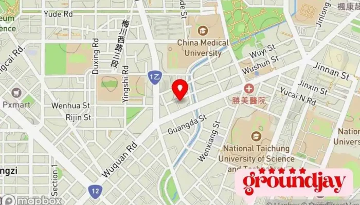 Tai Zhong Lu Guan Guan Li Gu Wen You Xian Gong Si 地圖 - 台灣 North District