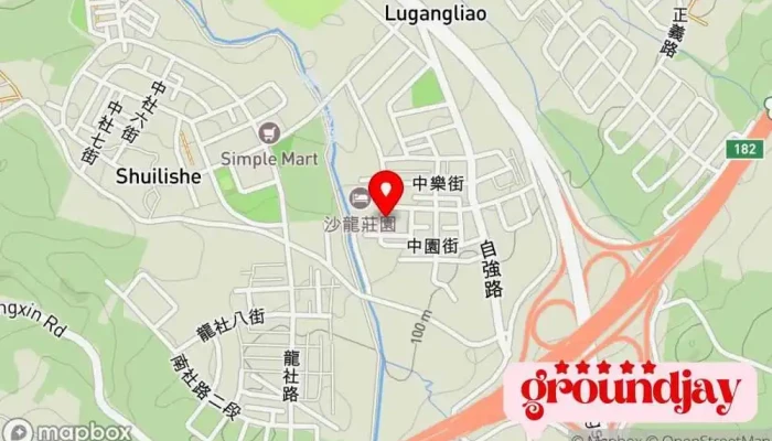 Tai Zhong Shi Tai Wan Ji Ti Dian Lu Gong Si 地圖 - Taichung City, Shalu District