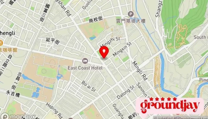 Te Se You Tong Sa Qi Lai Ya Zu Wen Hua You Tong 地圖 - 花莲市