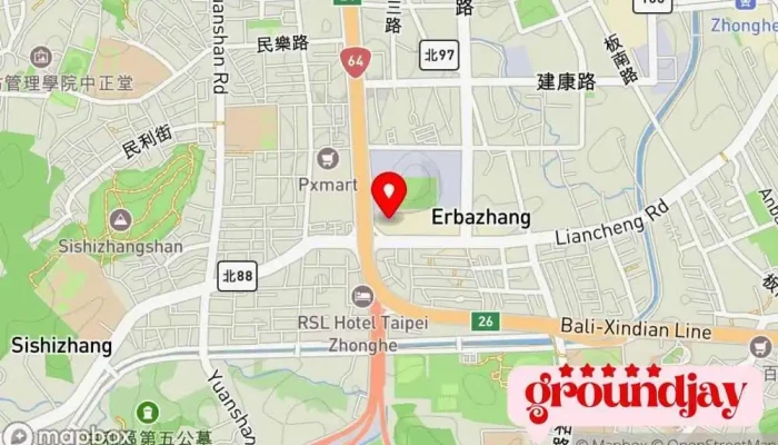 Tian Yue Dian Zi Gu Fen You Xian Gong Si 地圖 - New Taipei City, Zhonghe District
