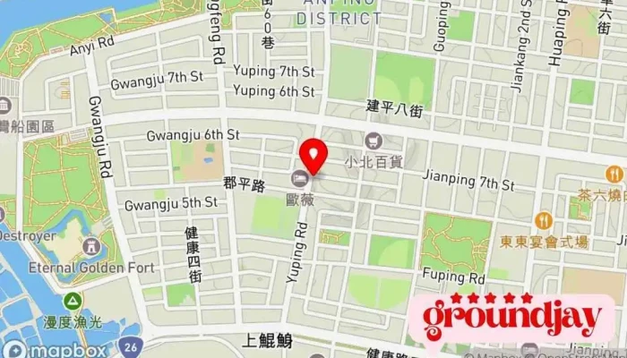 Tou Ming Fang Xun 104Fa Pai Wang  Tai Nan Fen Gong Si 地圖 - Tainan City, Anping District