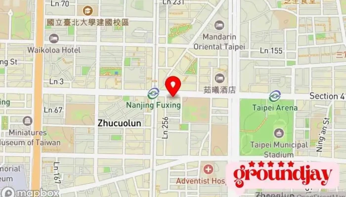 Tuo Yuan Shou Piao Xi Tong 地圖 - Taipei City, Songshan District