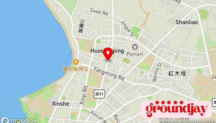 Wan Mei Chi Dao Xiang Cun Lu Xing She 地圖 - Penghu County, Magong City