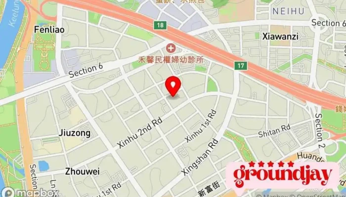 Wang Yin Guo Ji Ying Shi Gu Fen You Xian Gong Si 地圖 - Taipei City, Neihu District