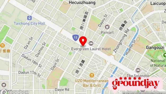 Wei Bi Ai Pu Ke Ji IpadposXi Tong Da Tai Zhong Can Yin PosTui Jian Shou Xuan 地圖 - Taichung City, Xitun District