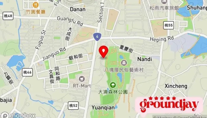 Wei Chuang She Ji You Xian Gong Si 地圖 - Taoyuan City, Bade District