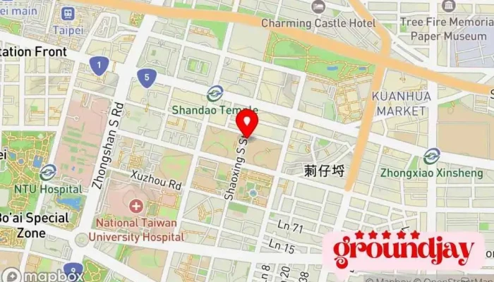 Wei Lai Wang Lu Gu Fen You Xian Gong Si 地圖 - Taipei City, Zhongzheng District