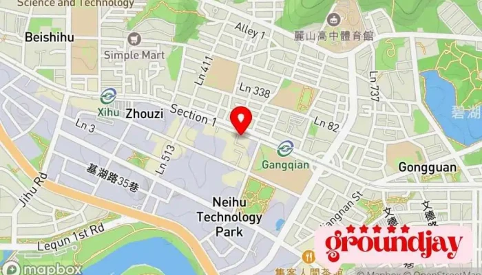 Wei Xun Ke Ji 地圖 - Taipei City, Neihu District