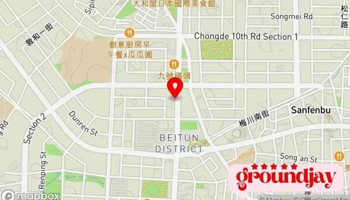地图 威亞創意設計 网站设计师 在 Taichung City, Beitun District