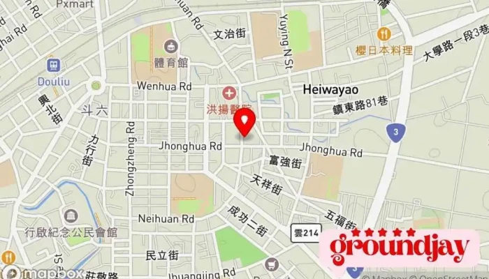 地图 微筑健康管理顾问有限公司 医疗技术设备制造商, 商店 在 Yunlin County, Douliu City