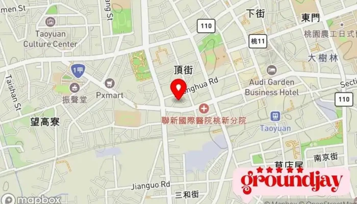 Wen Ting Quan Fang Wei Gong Zuo Shi 地圖 - Taoyuan City, Taoyuan District