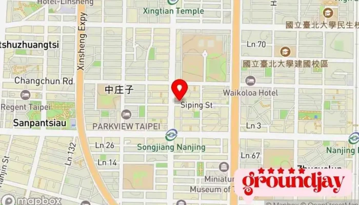 Xia Mu Le Wang Ye She Ji 地圖 - Taipei City, Zhongshan District