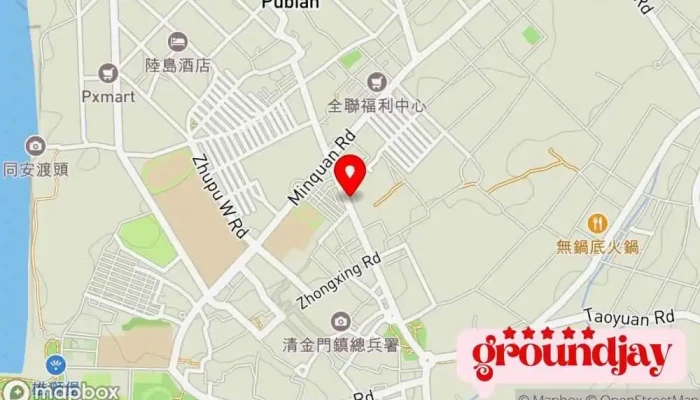 Xian Bing Zhi Hui Bu Jin Men Xian Bing Dui 地圖 - Kinmen County, Jincheng Township