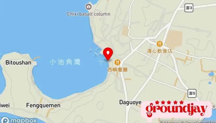 Xiao Chi Jiao Shuang Qu Qiao 地圖 - Penghu County, Xiyu Township