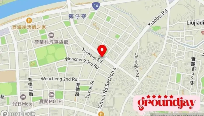Xin Kan Cheng Dian Zi You Yi Chang 地圖 - Tainan City, North District