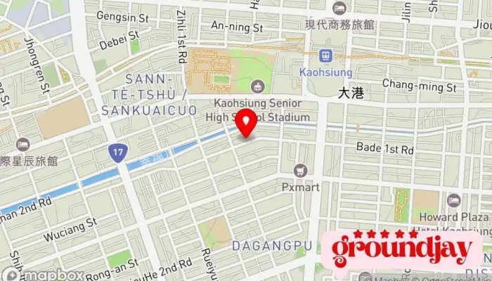 地图 鑫瑞钟表 表店 在 Kaohsiung City, Sinsing District