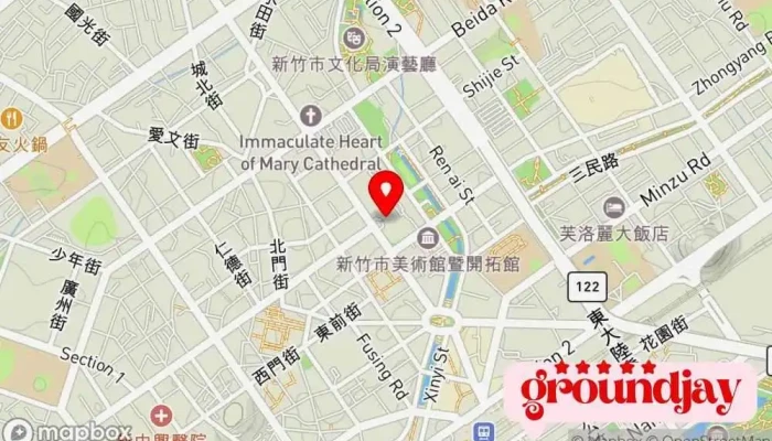 Xin Zhu Zhou Ting 地圖 - Hsinchu City, North District